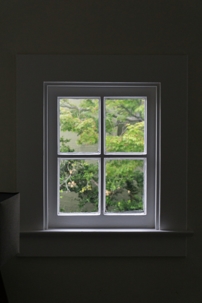 4 panel white window