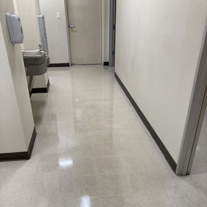 Vinyl Composition Tile Polishing After